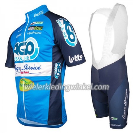 Set Fietsshirt + Korte Koersbroek 2018 Ago Aqua Service N001